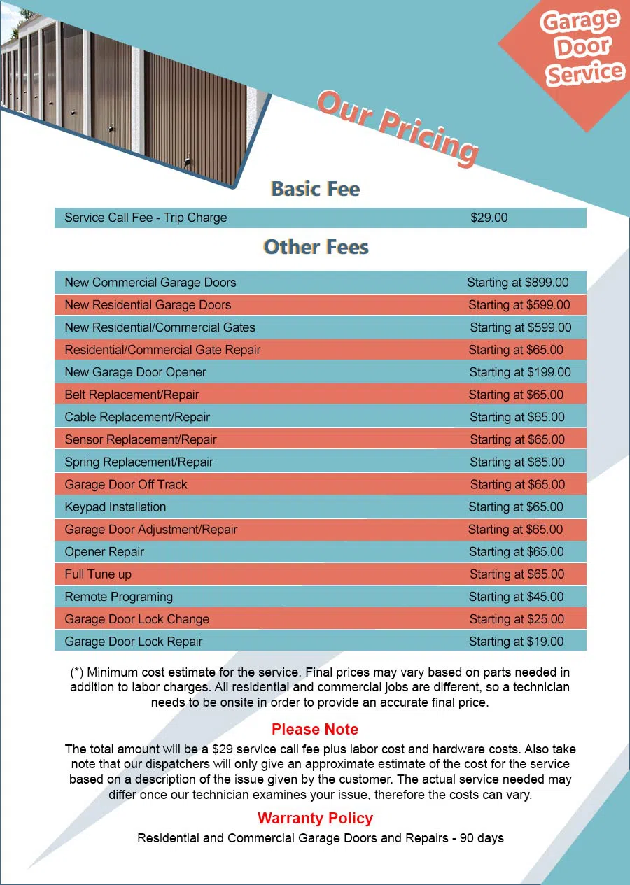 Golden Garage Door Repair Service Itasca, IL 630-625-8576